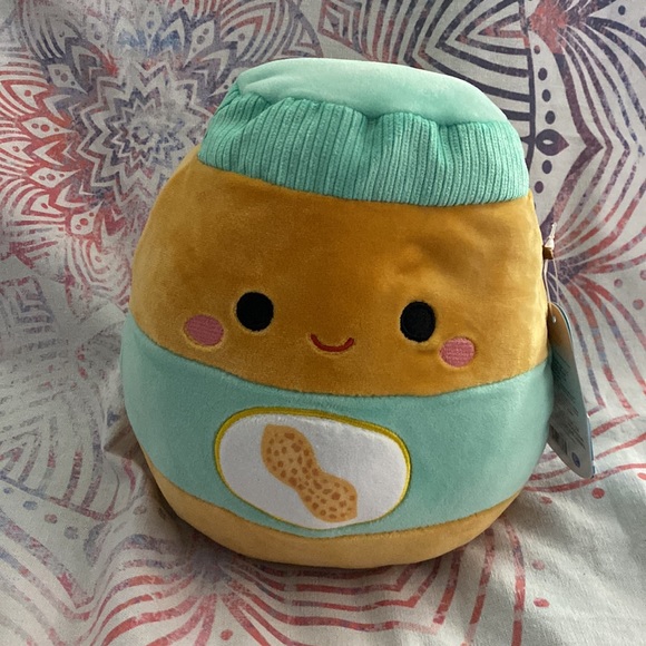 Squishmallows Toys Nwt 7 Antoine The Peanut Butter Jar Squishmallow